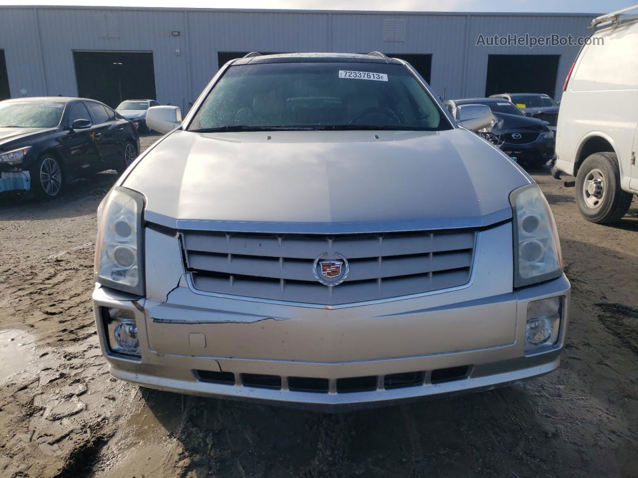 2008 Cadillac Srx  Silver vin: 1GYEE637780149515