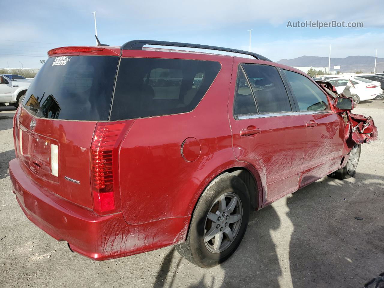 2008 Cadillac Srx  Красный vin: 1GYEE637780201662