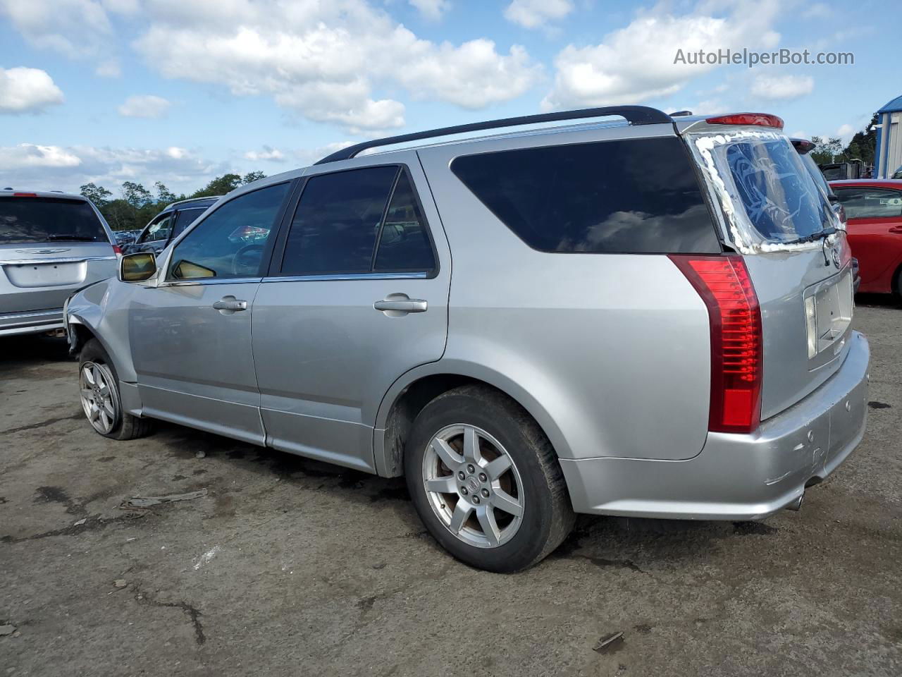 2008 Cadillac Srx  Silver vin: 1GYEE637980115298