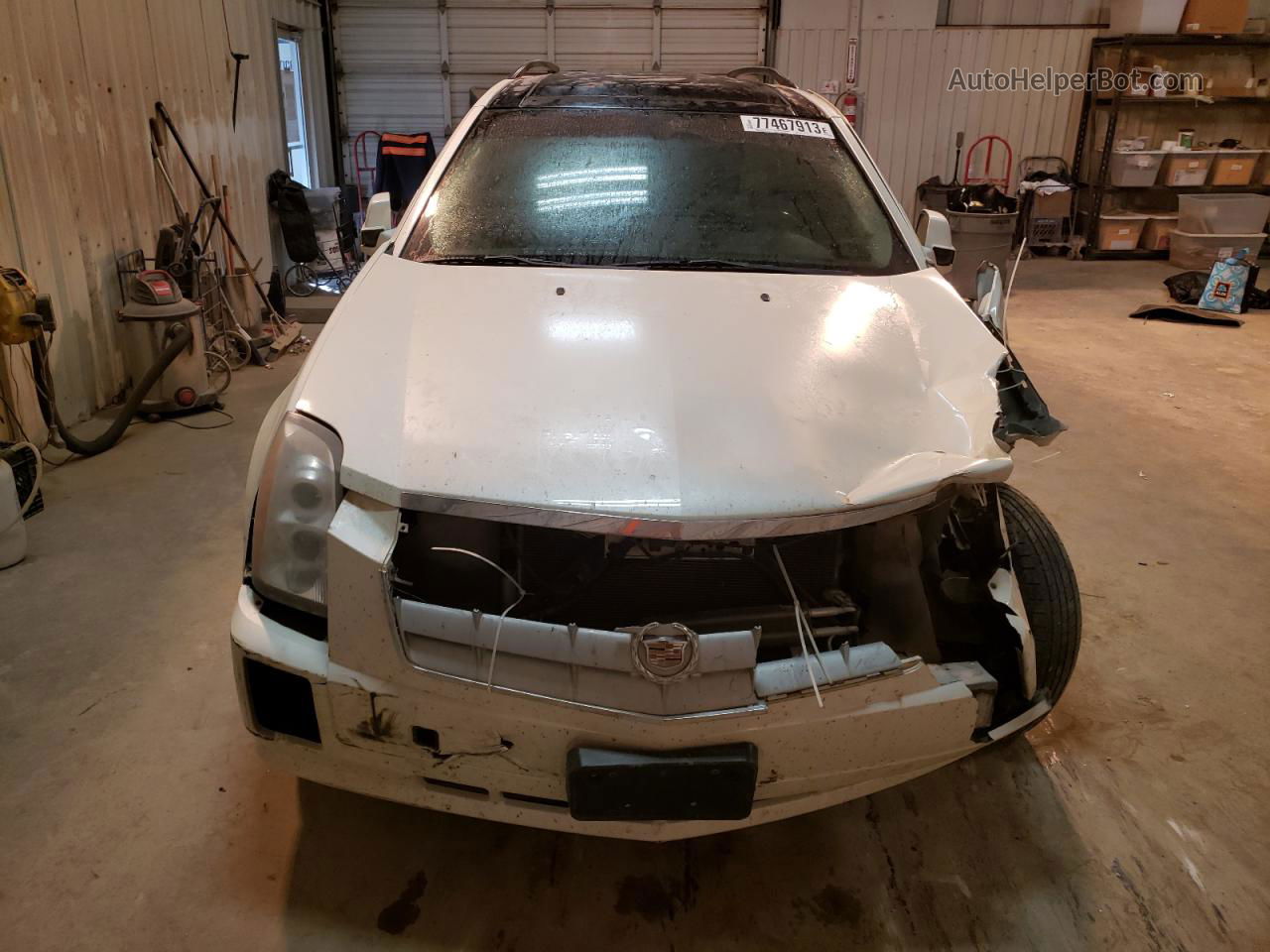 2008 Cadillac Srx  White vin: 1GYEE637980199641