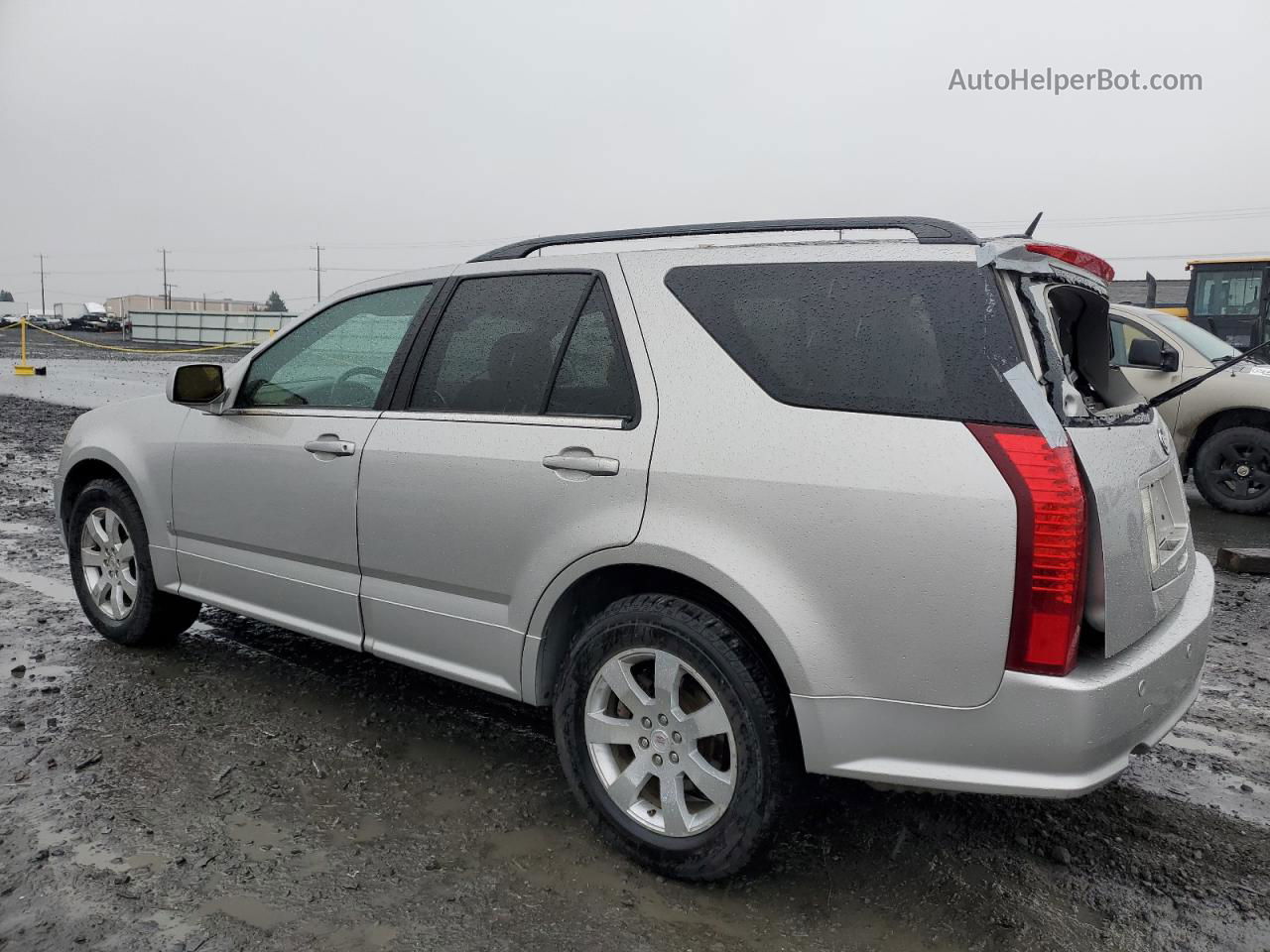 2008 Cadillac Srx  Silver vin: 1GYEE637X80103743