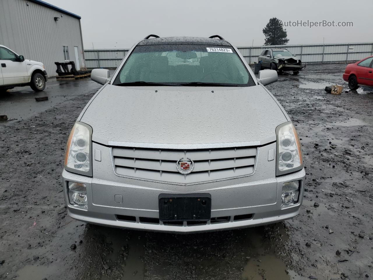 2008 Cadillac Srx  Silver vin: 1GYEE637X80103743