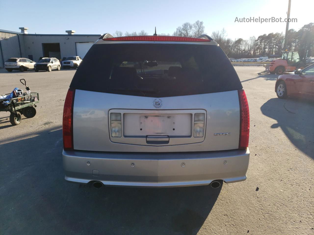 2008 Cadillac Srx  Silver vin: 1GYEE637X80124270