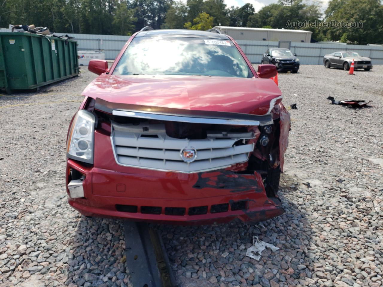 2008 Cadillac Srx  Red vin: 1GYEE637X80180113