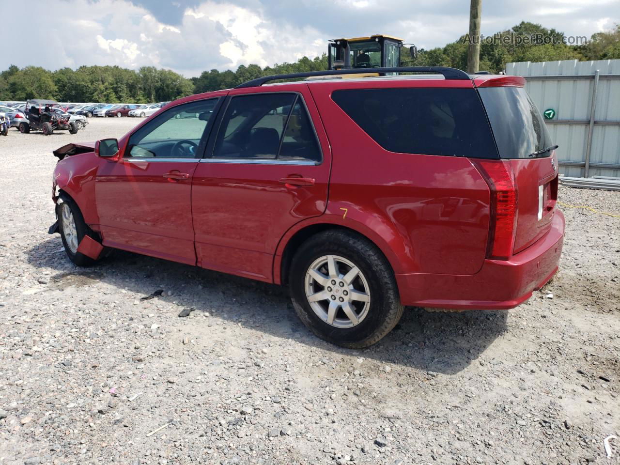 2008 Cadillac Srx  Red vin: 1GYEE637X80180113