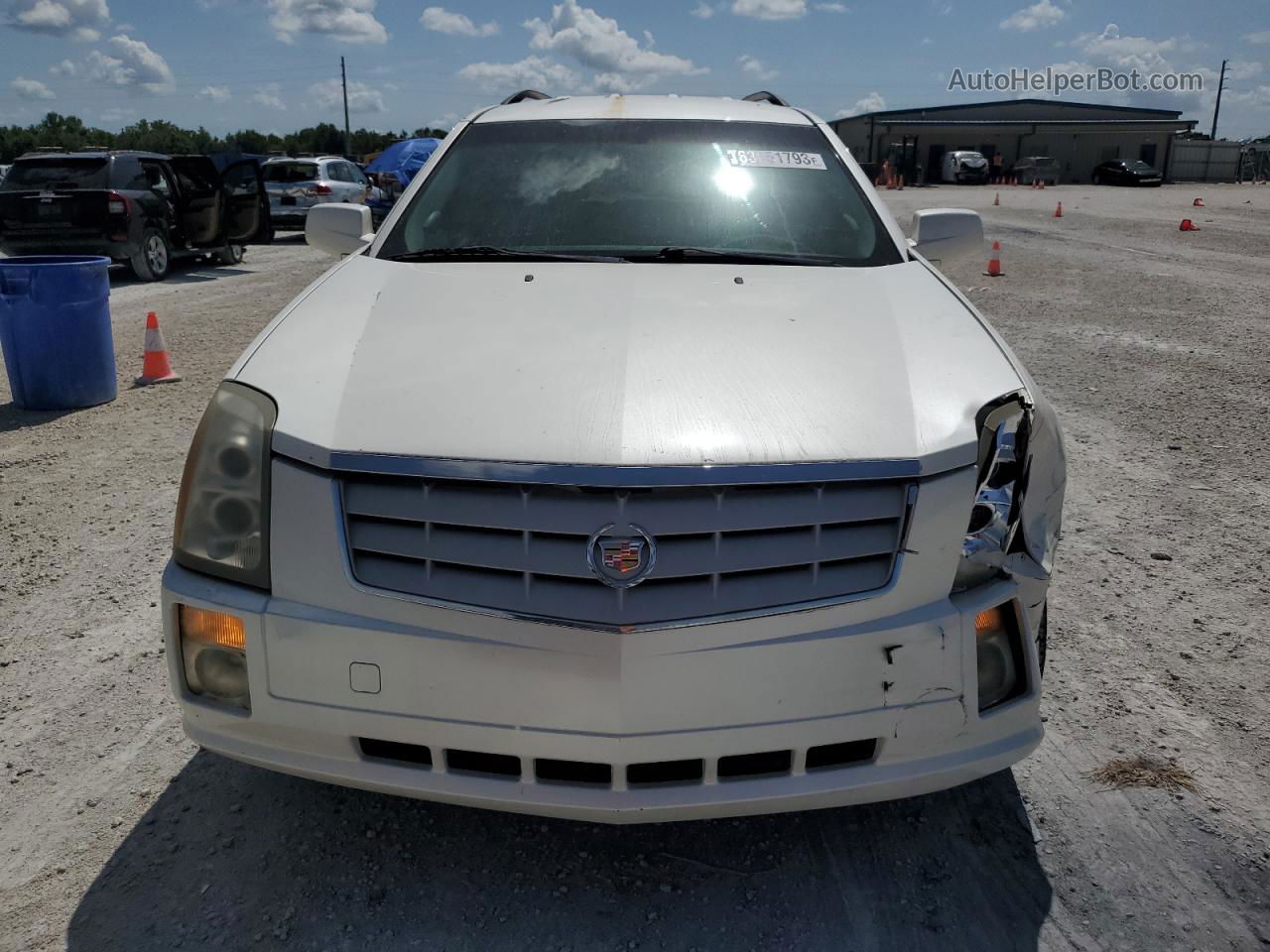 2008 Cadillac Srx  Белый vin: 1GYEE637X80214115