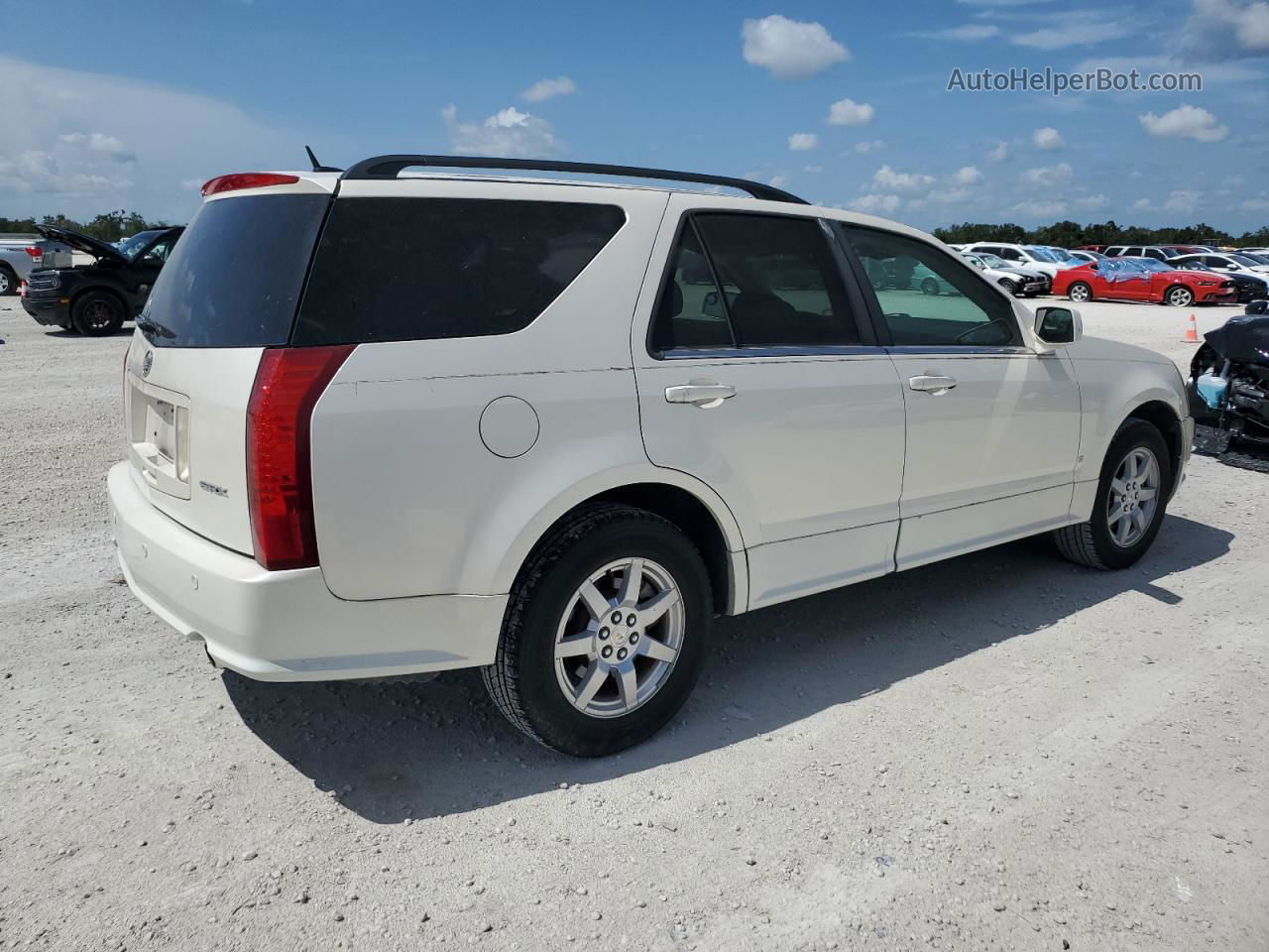 2008 Cadillac Srx  Белый vin: 1GYEE637X80214115