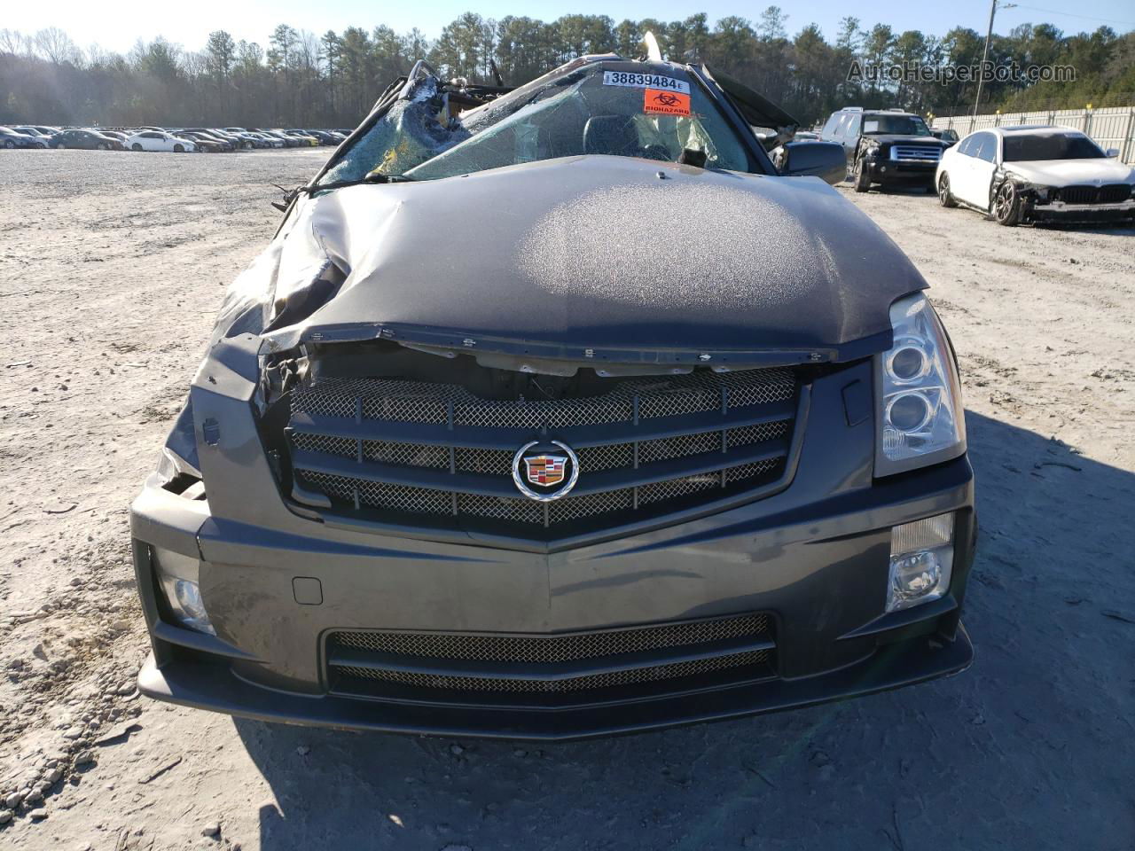 2008 Cadillac Srx  Gray vin: 1GYEE63A080114827