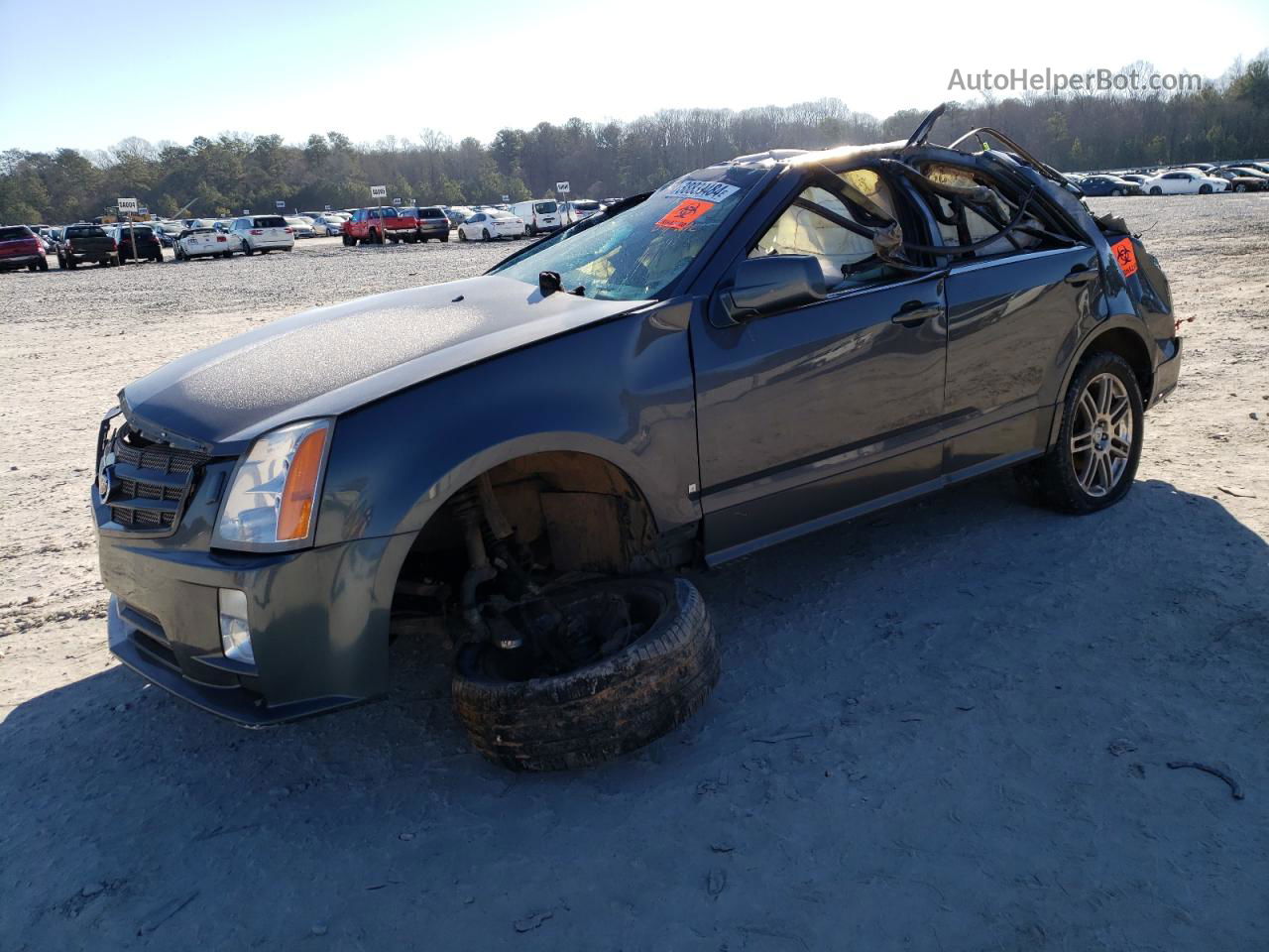 2008 Cadillac Srx  Gray vin: 1GYEE63A080114827