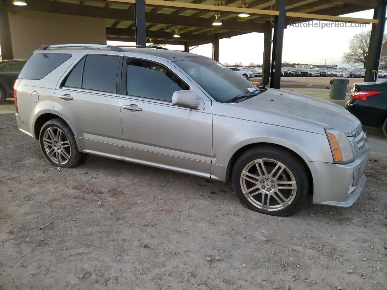 2008 Cadillac Srx  Silver vin: 1GYEE63A380123263