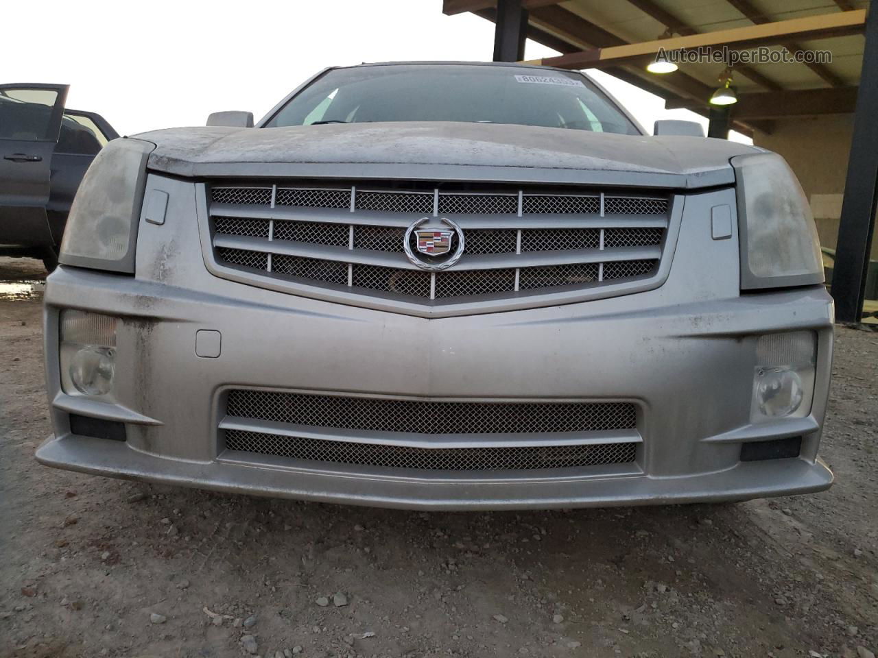 2008 Cadillac Srx  Silver vin: 1GYEE63A380123263