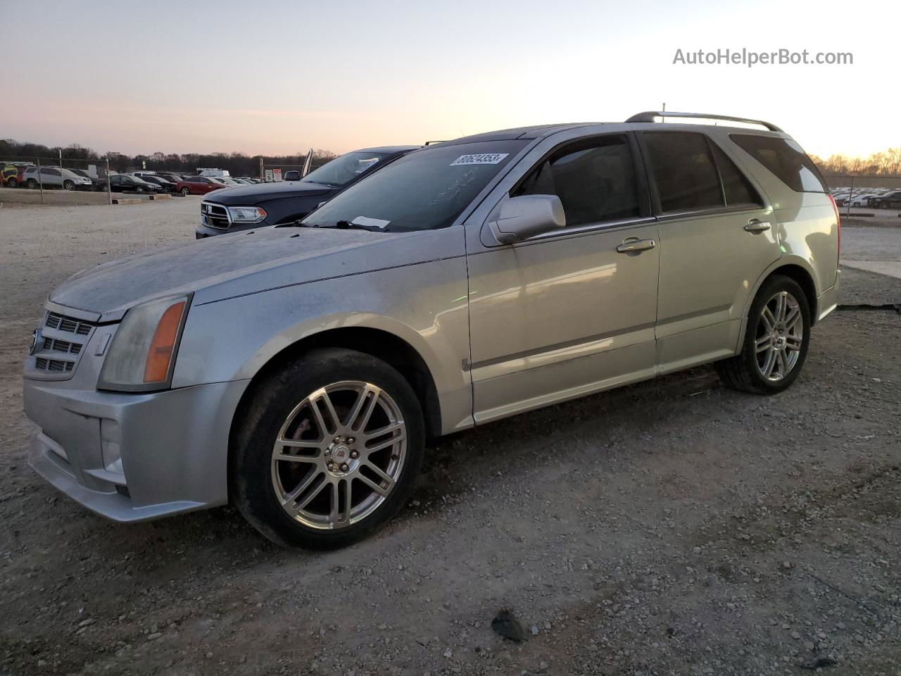 2008 Cadillac Srx  Silver vin: 1GYEE63A380123263