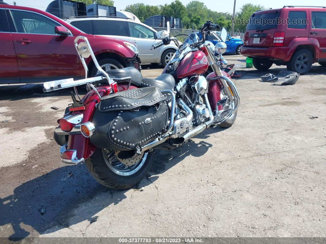 2001 Harley-davidson Flstci   Темно-бордовый vin: 1HD1BWB181Y066417