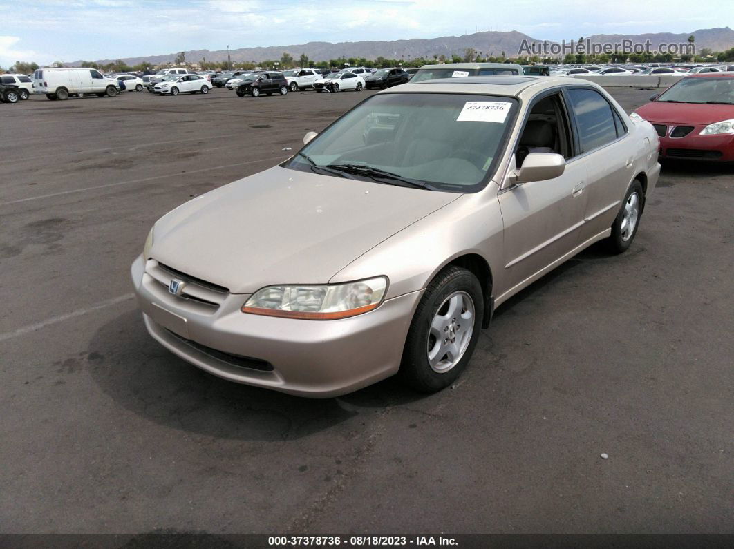 2000 Honda Accord Sdn Ex W/leather Gold vin: 1HGCG1651YA033551