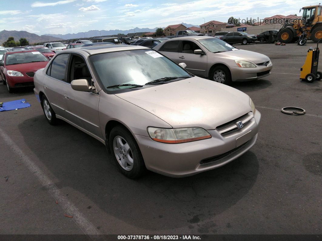 2000 Honda Accord Sdn Ex W/leather Gold vin: 1HGCG1651YA033551