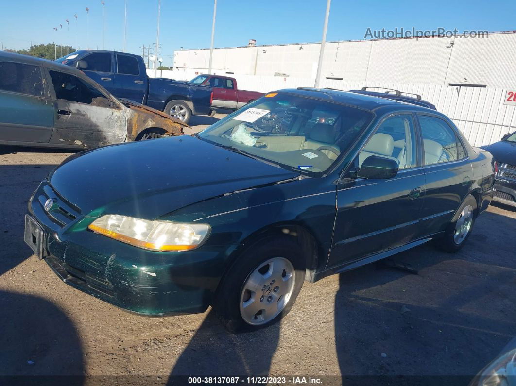 2001 Honda Accord Sdn Ex W/leather Green vin: 1HGCG16521A003108