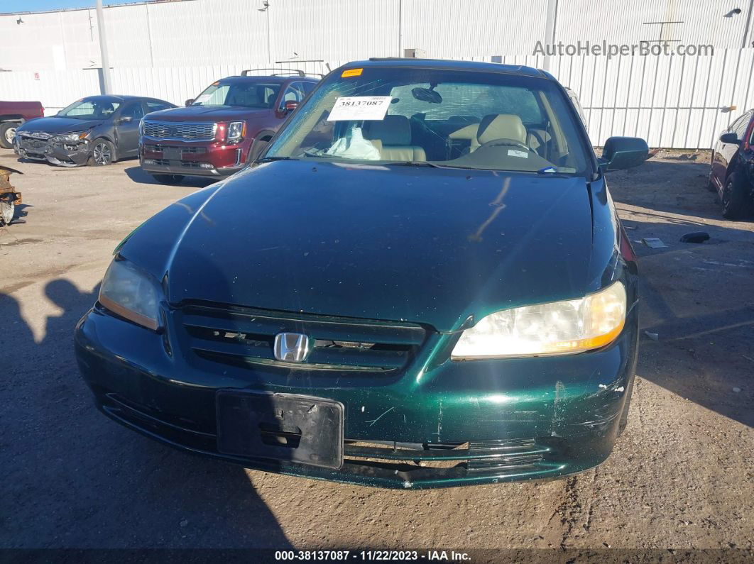 2001 Honda Accord Sdn Ex W/leather Green vin: 1HGCG16521A003108