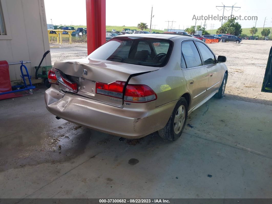 2001 Honda Accord Sdn Ex W/leather Золотой vin: 1HGCG16541A077016