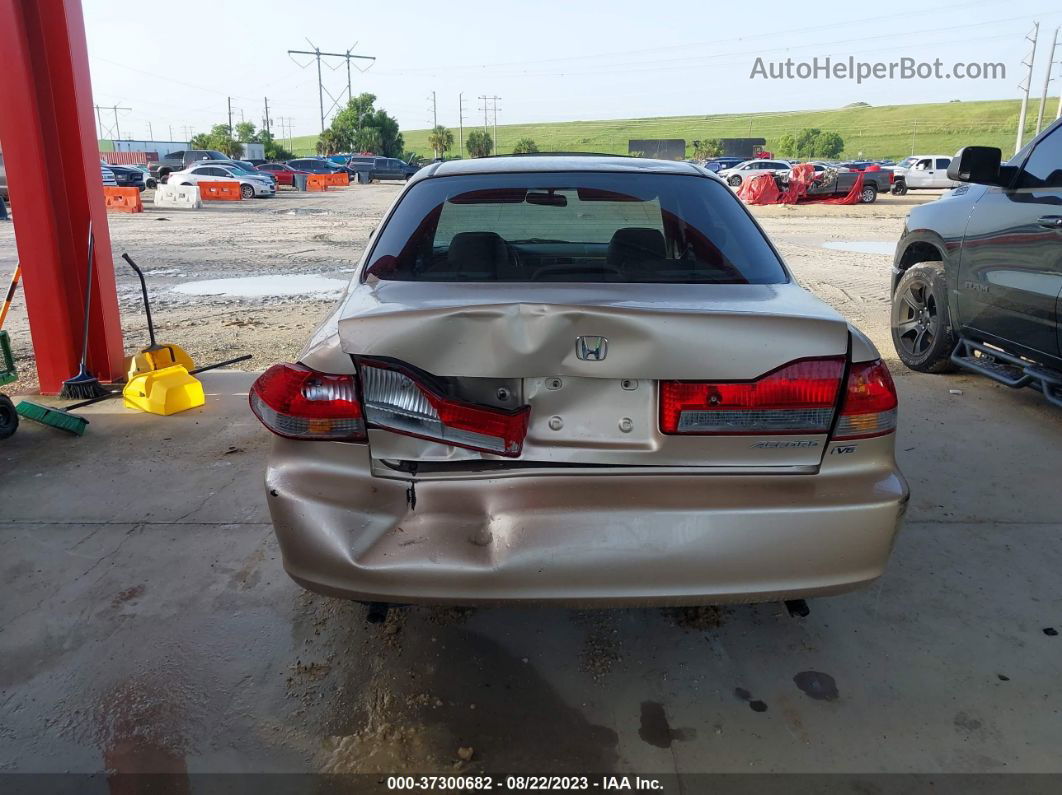 2001 Honda Accord Sdn Ex W/leather Золотой vin: 1HGCG16541A077016