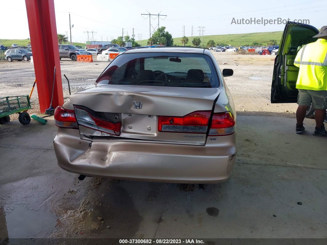 2001 Honda Accord Sdn Ex W/leather Золотой vin: 1HGCG16541A077016