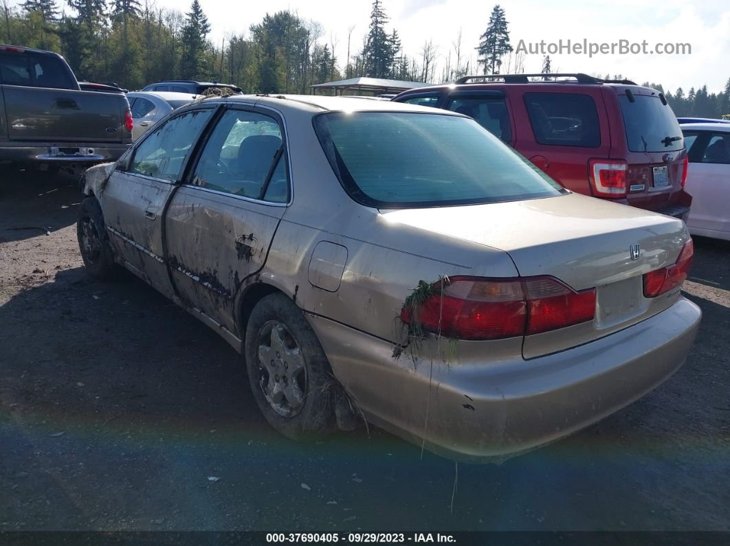 2000 Honda Accord Sdn Ex W/leather Beige vin: 1HGCG1654YA026416