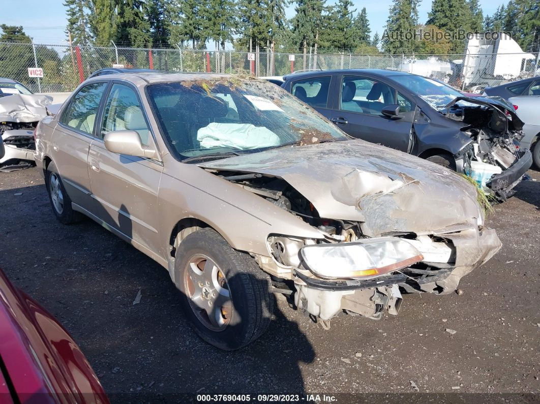 2000 Honda Accord Sdn Ex W/leather Beige vin: 1HGCG1654YA026416