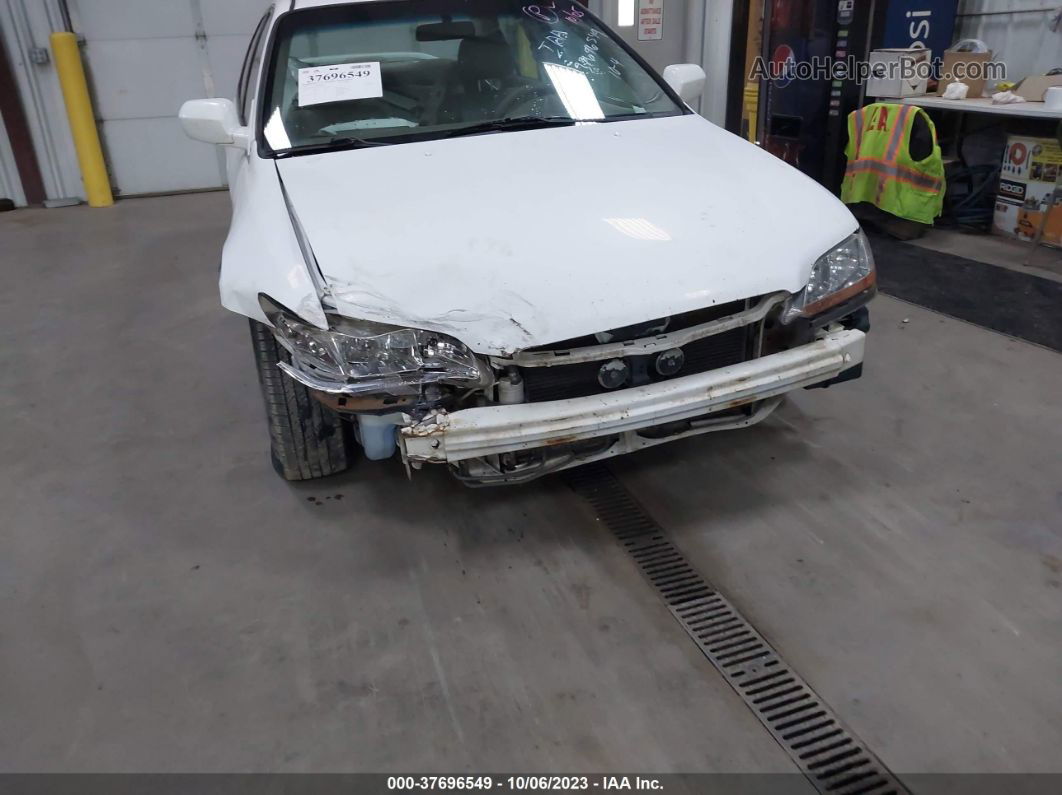 2000 Honda Accord Sdn Ex W/leather White vin: 1HGCG1654YA091637