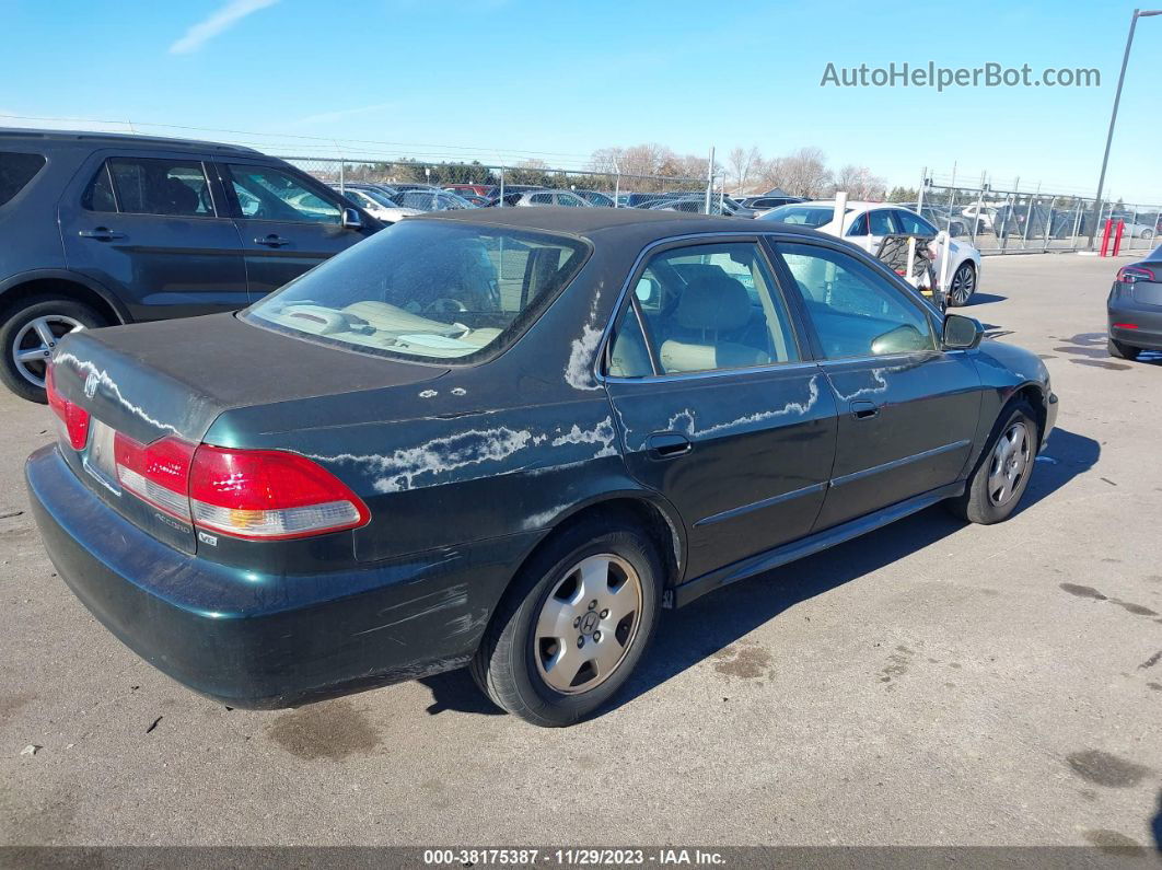 2001 Honda Accord Sdn Ex W/leather Green vin: 1HGCG16571A021555