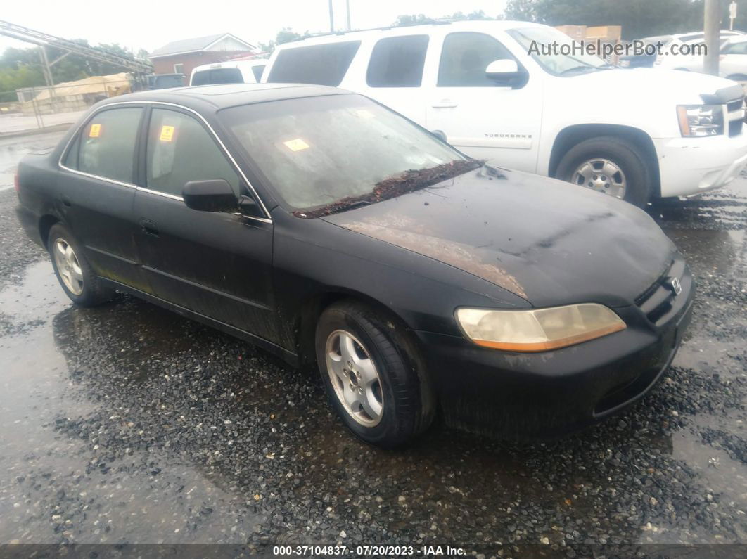 2000 Honda Accord Sdn Ex W/leather Black vin: 1HGCG1657YA029617