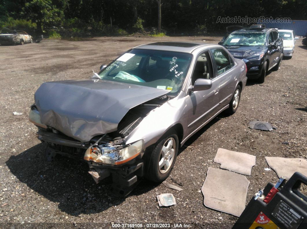 2000 Honda Accord Sdn Ex W/leather Silver vin: 1HGCG1658YA024877