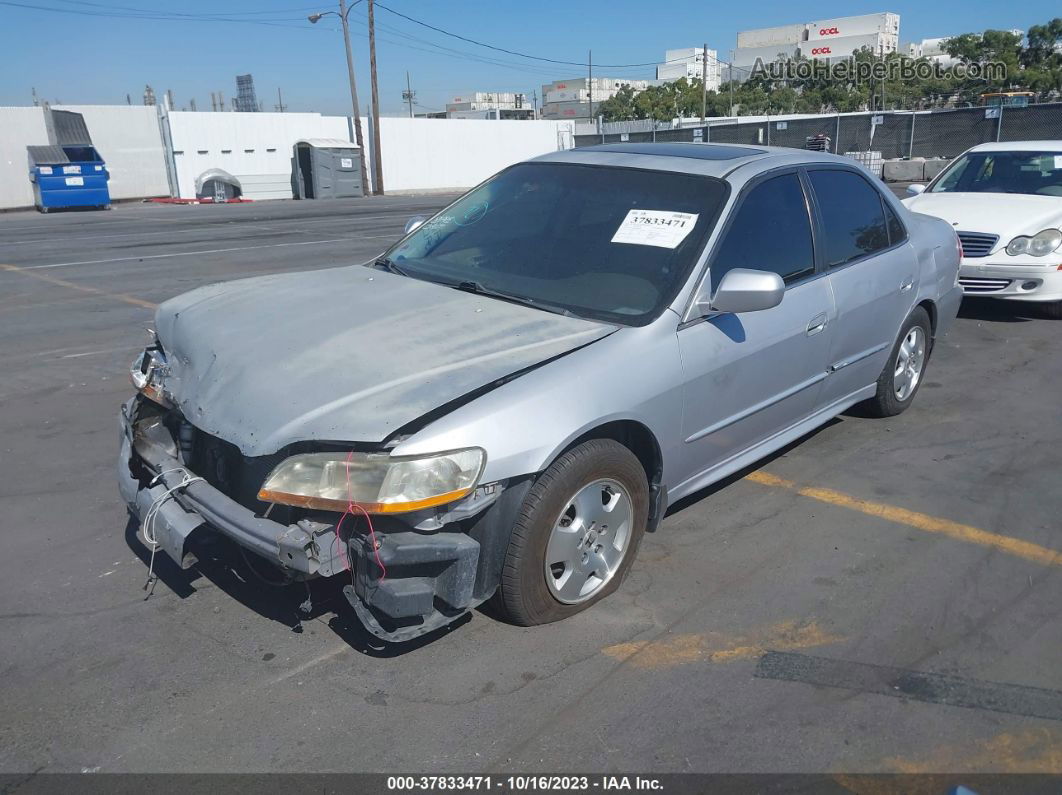 2001 Honda Accord Sdn Ex W/leather Silver vin: 1HGCG165X1A080261