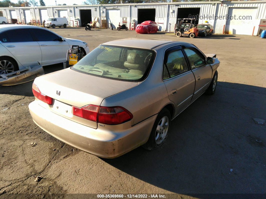 2000 Honda Accord Sdn Ex W/leather Gold vin: 1HGCG165XYA011998