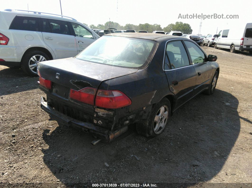 2000 Honda Accord Sdn Ex W/leather Black vin: 1HGCG165XYA082277