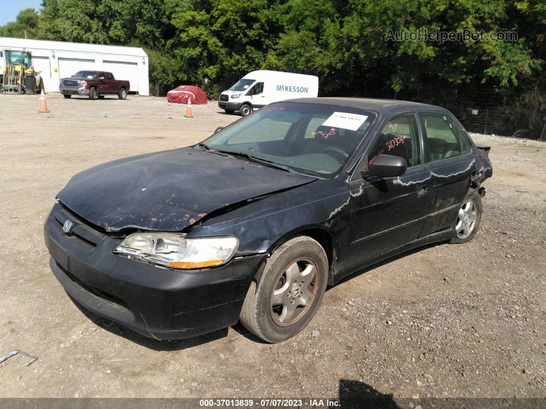 2000 Honda Accord Sdn Ex W/leather Black vin: 1HGCG165XYA082277