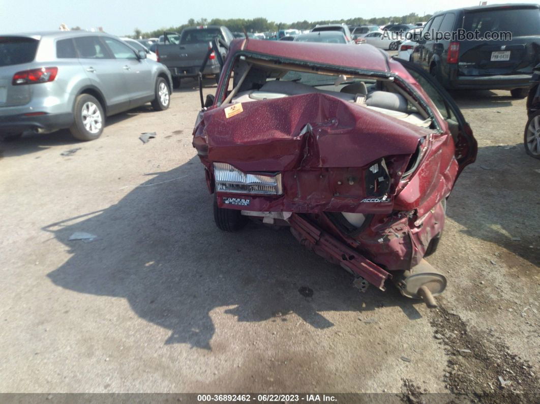 2001 Honda Accord Sdn Ex Red vin: 1HGCG55681A079191