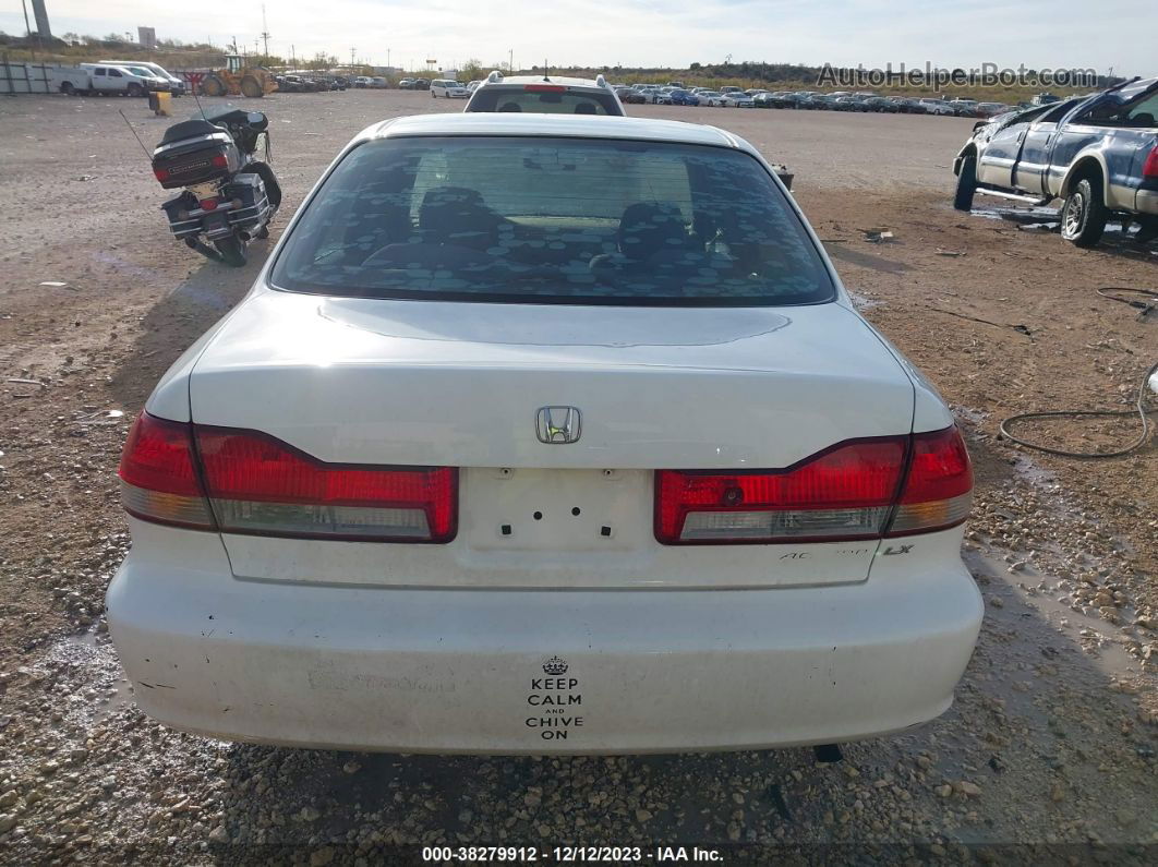 2001 Honda Accord Sdn Lx White vin: 1HGCG56441A099273