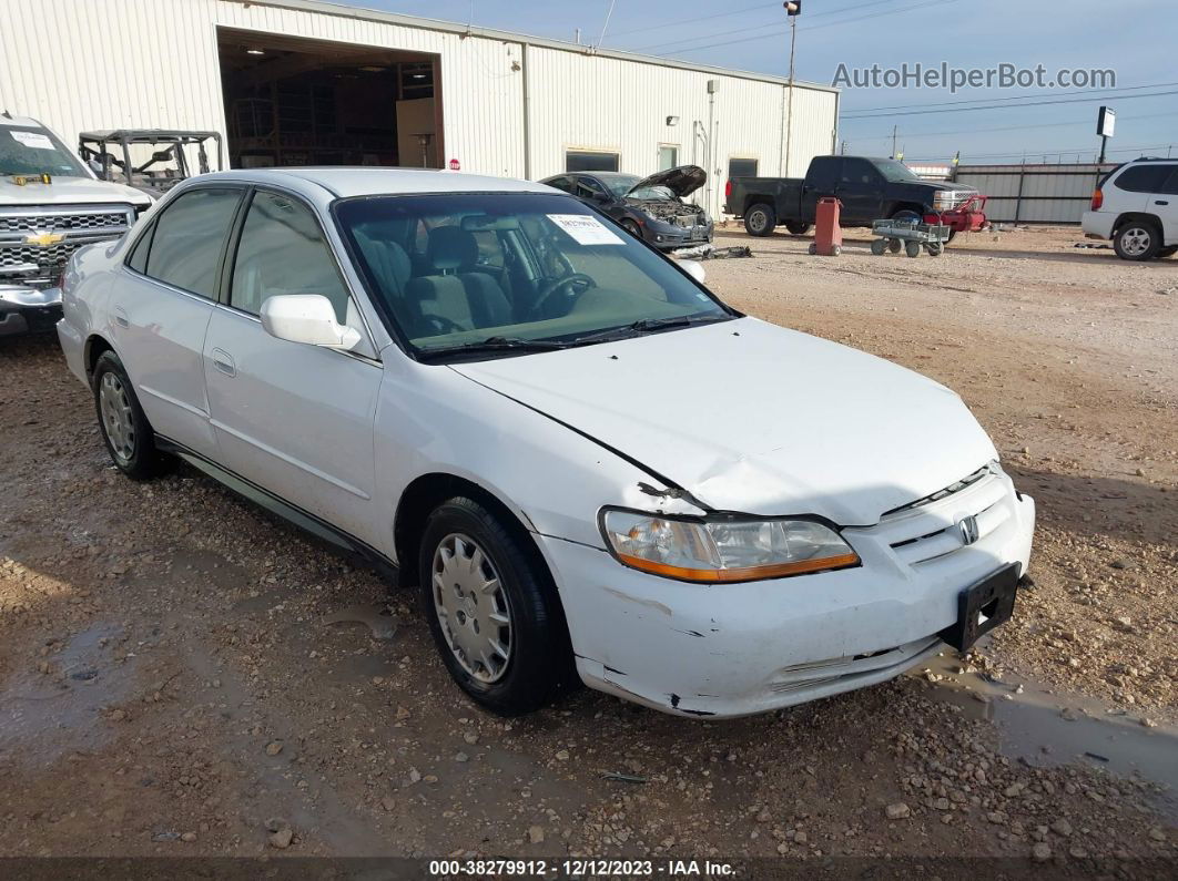 2001 Honda Accord Sdn Lx White vin: 1HGCG56441A099273