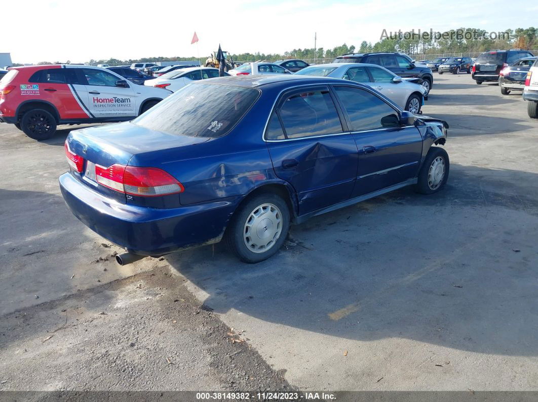 2001 Honda Accord Sdn Lx Blue vin: 1HGCG564X1A094594