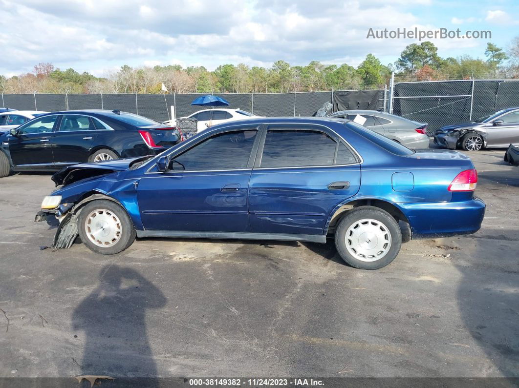 2001 Honda Accord Sdn Lx Blue vin: 1HGCG564X1A094594