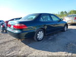 2000 Honda Accord Sdn Lx Green vin: 1HGCG564XYA803745