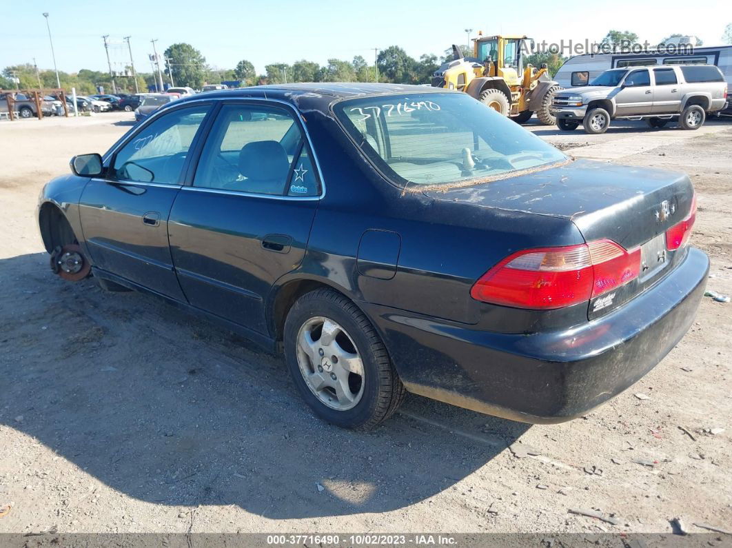 2000 Honda Accord Sdn Ex W/leather Black vin: 1HGCG5664YA065538