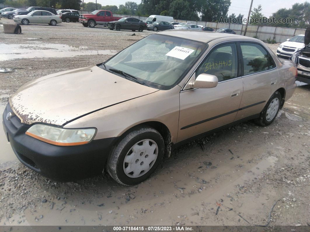 2000 Honda Accord Sdn Lx Золотой vin: 1HGCG6654YA151803