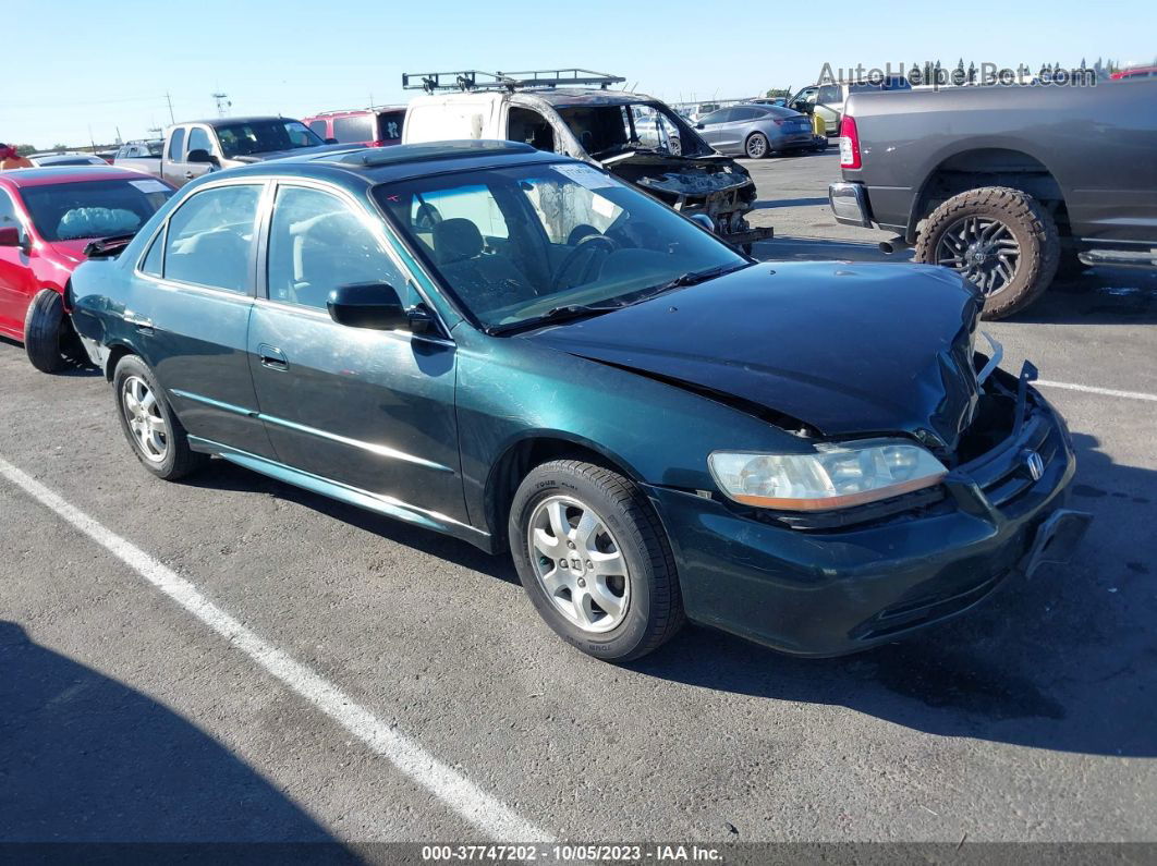 2001 Honda Accord Sdn Ex Зеленый vin: 1HGCG66831A113334