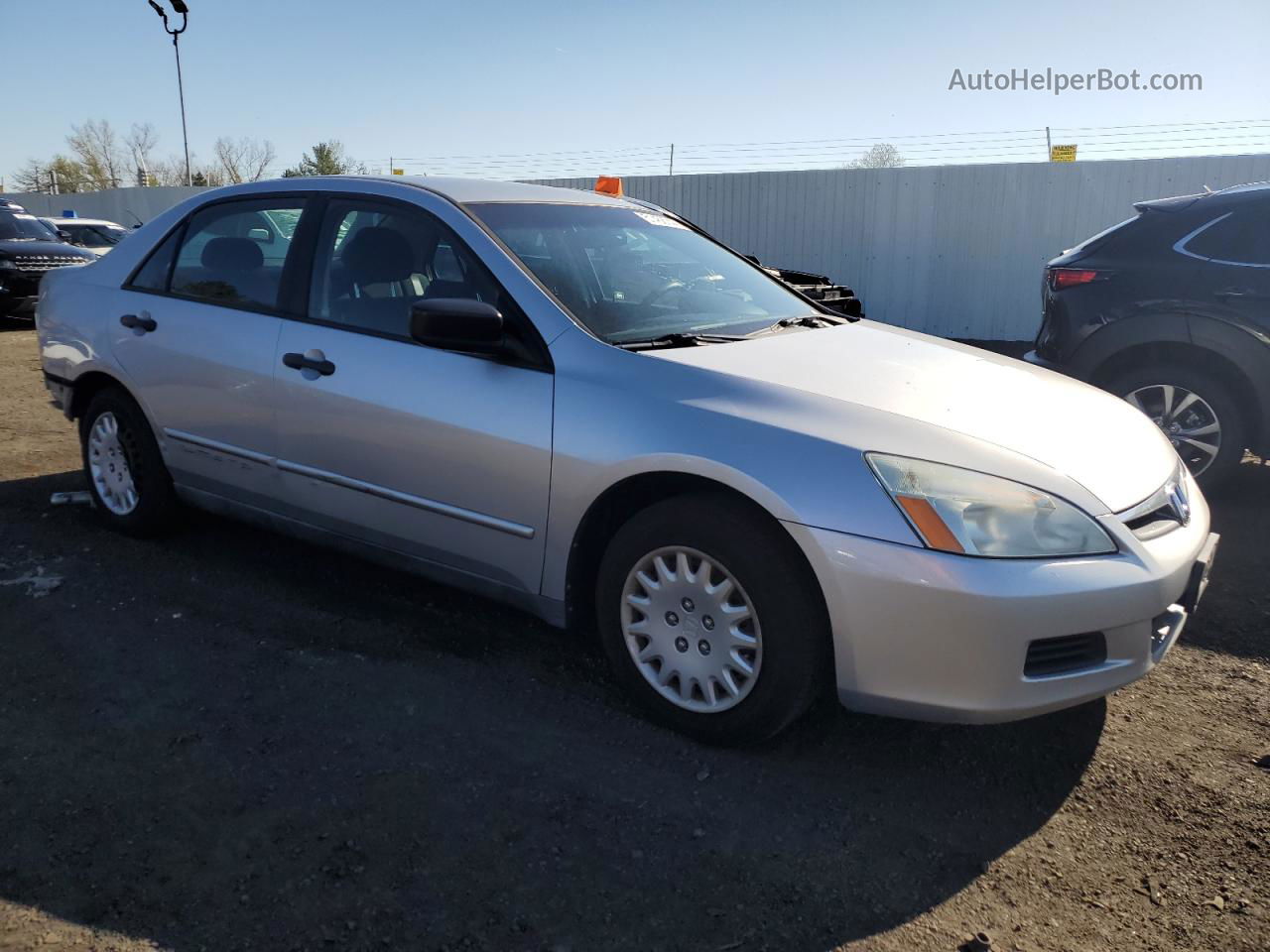 2007 Honda Accord Value Silver vin: 1HGCM55107A150938