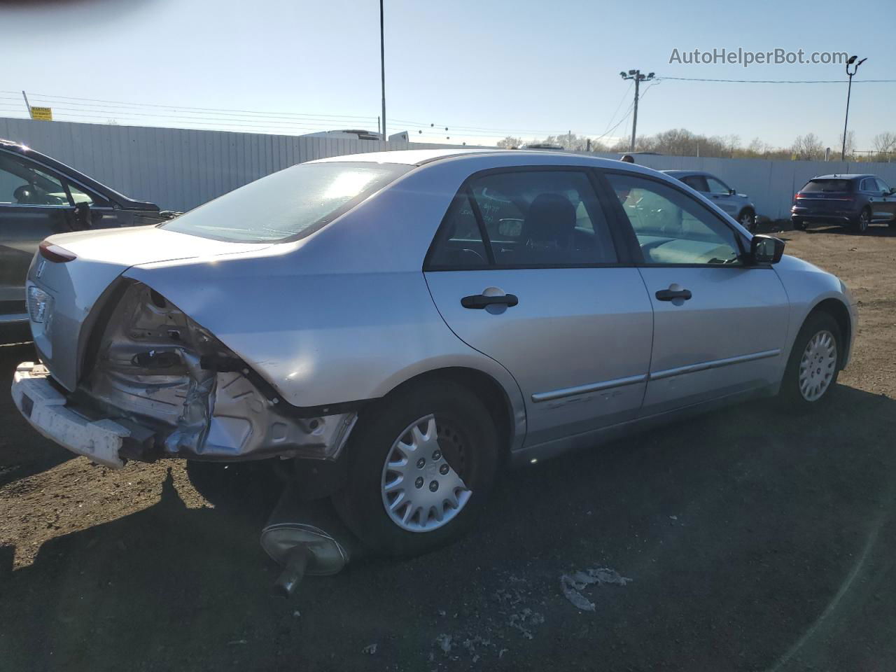 2007 Honda Accord Value Silver vin: 1HGCM55107A150938