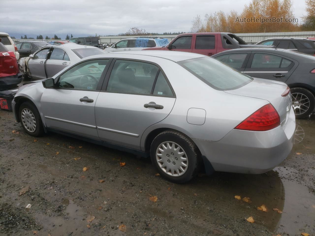 2007 Honda Accord Value Silver vin: 1HGCM55167A181434