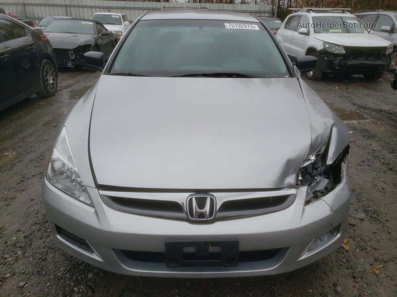 2007 Honda Accord Value Silver vin: 1HGCM55167A181434