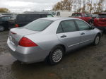 2007 Honda Accord Value Silver vin: 1HGCM55167A181434