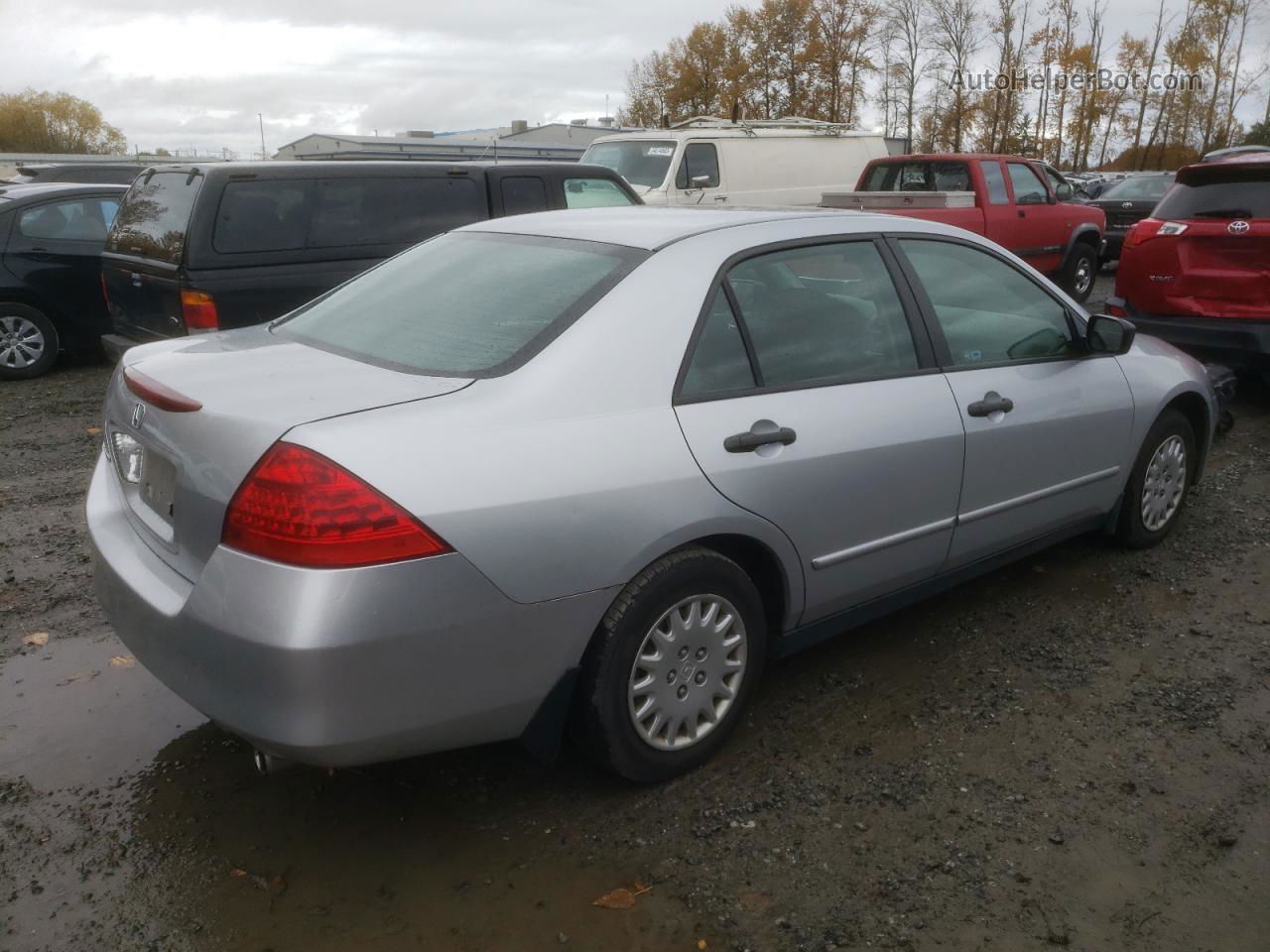 2007 Honda Accord Value Silver vin: 1HGCM55167A181434