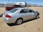 2007 Honda Accord Se Silver vin: 1HGCM55307A114264